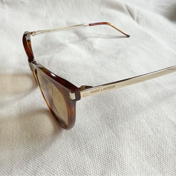 Saint Laurent Cat Eye Brown Havana Sunglasses main image 4